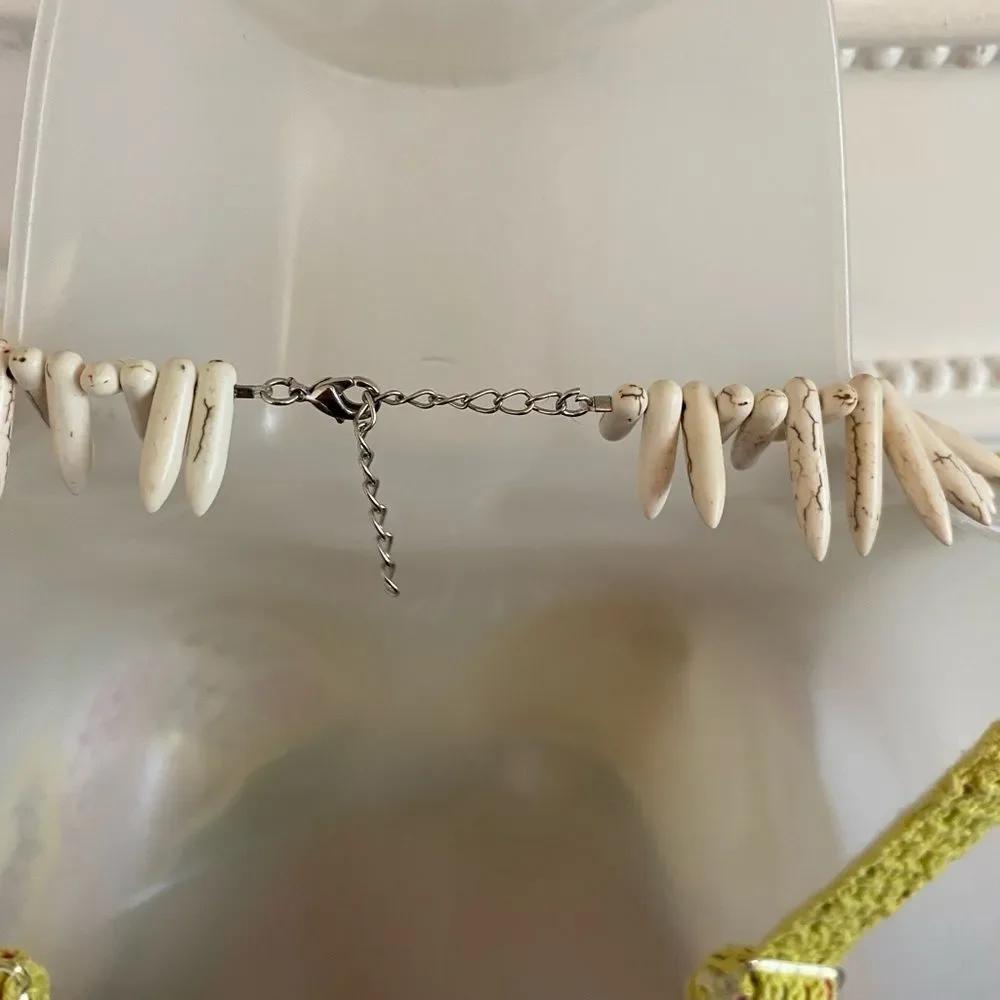 Stone Spiked Necklace